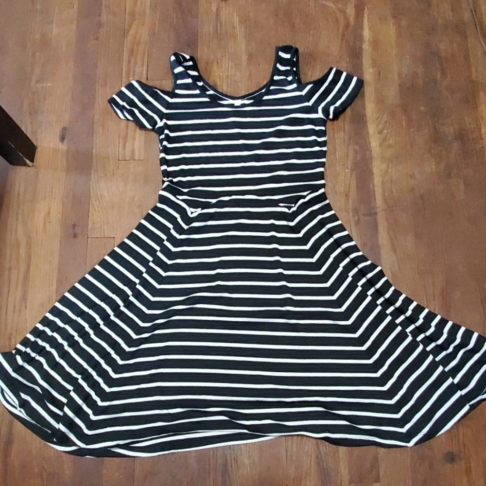 Modest Striped Summer Dress